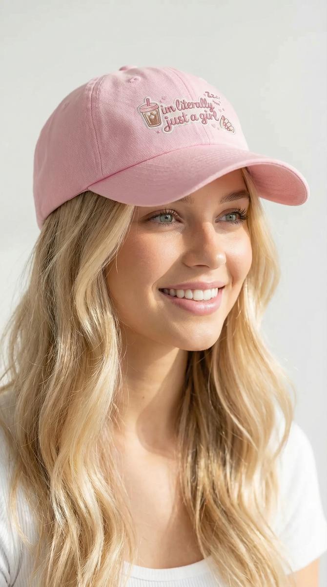 Pink hat