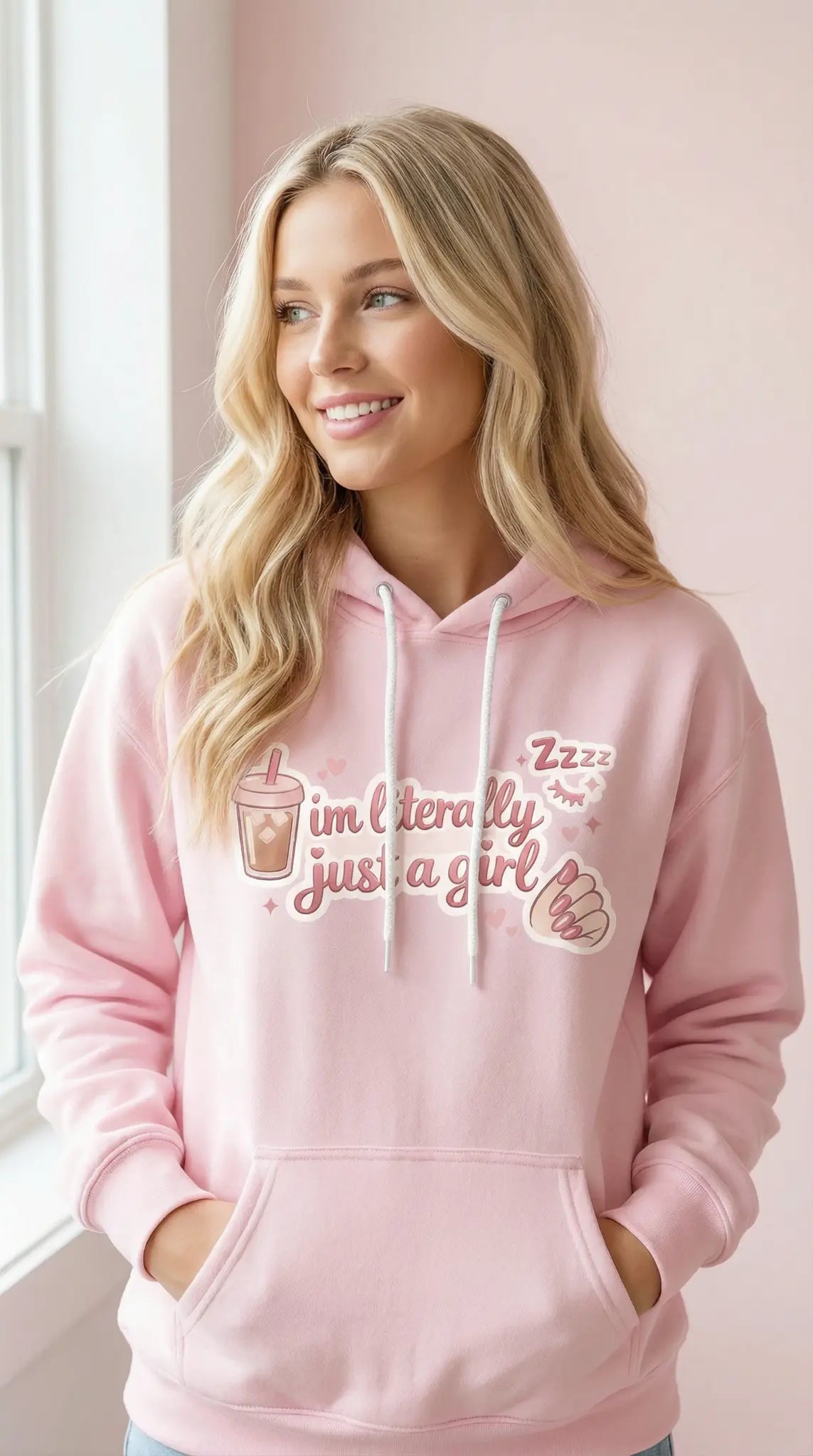 Pink Hoodie